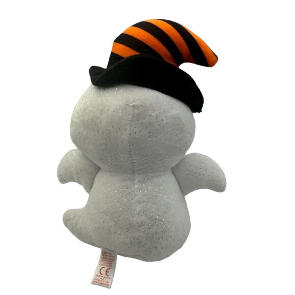 Ty Beanie Boos Nightcap Ghost Plush With Witch Hat 7 in Halloween - Picture 3 of 6